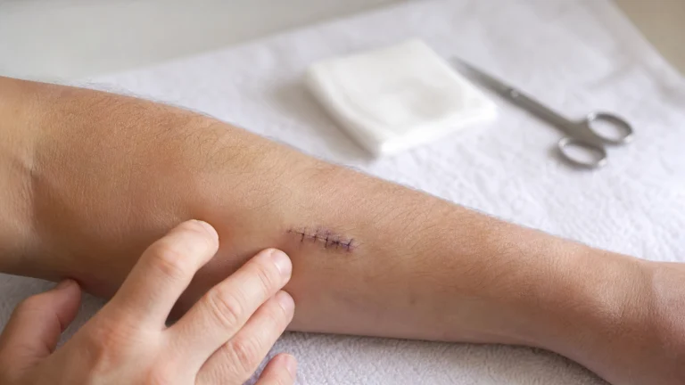 Illustration éditoriale pour l’article « Point de suture trop serré : comment réagir et se soulager »