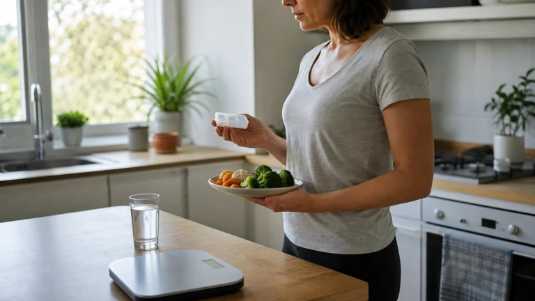 Illustration éditoriale pour l’article « Seresta et prise de poids : comment limiter les kilos »