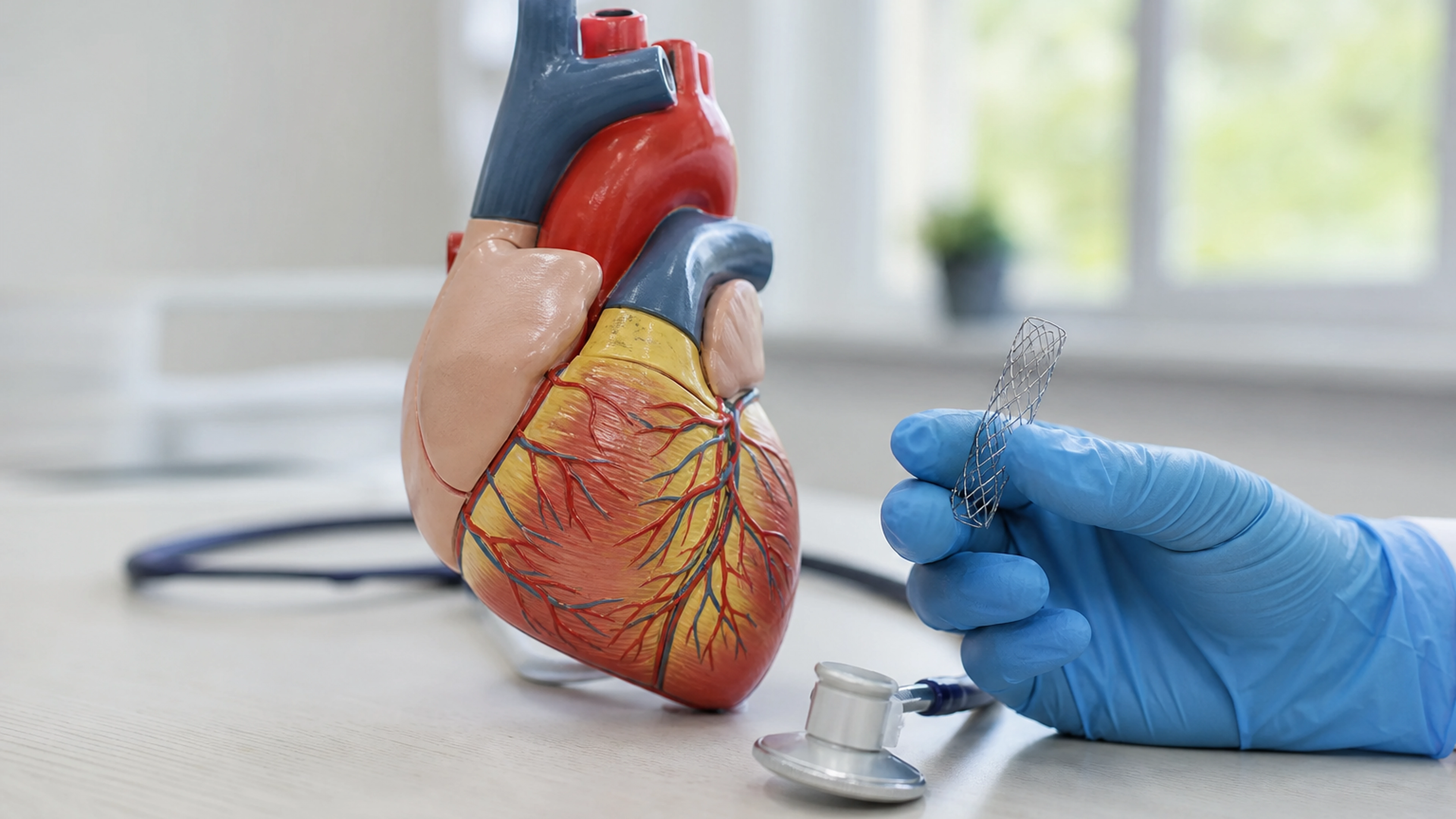 Illustration éditoriale pour l’article « Stent coeur : fonctionnement, pose et conseils de santé »