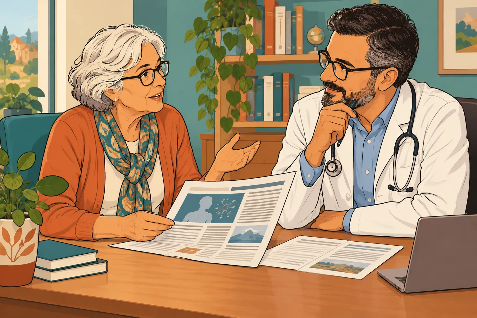 Une lectrice échange avec un médecin sur le sens d’une information de santé pour sa propre situation.
