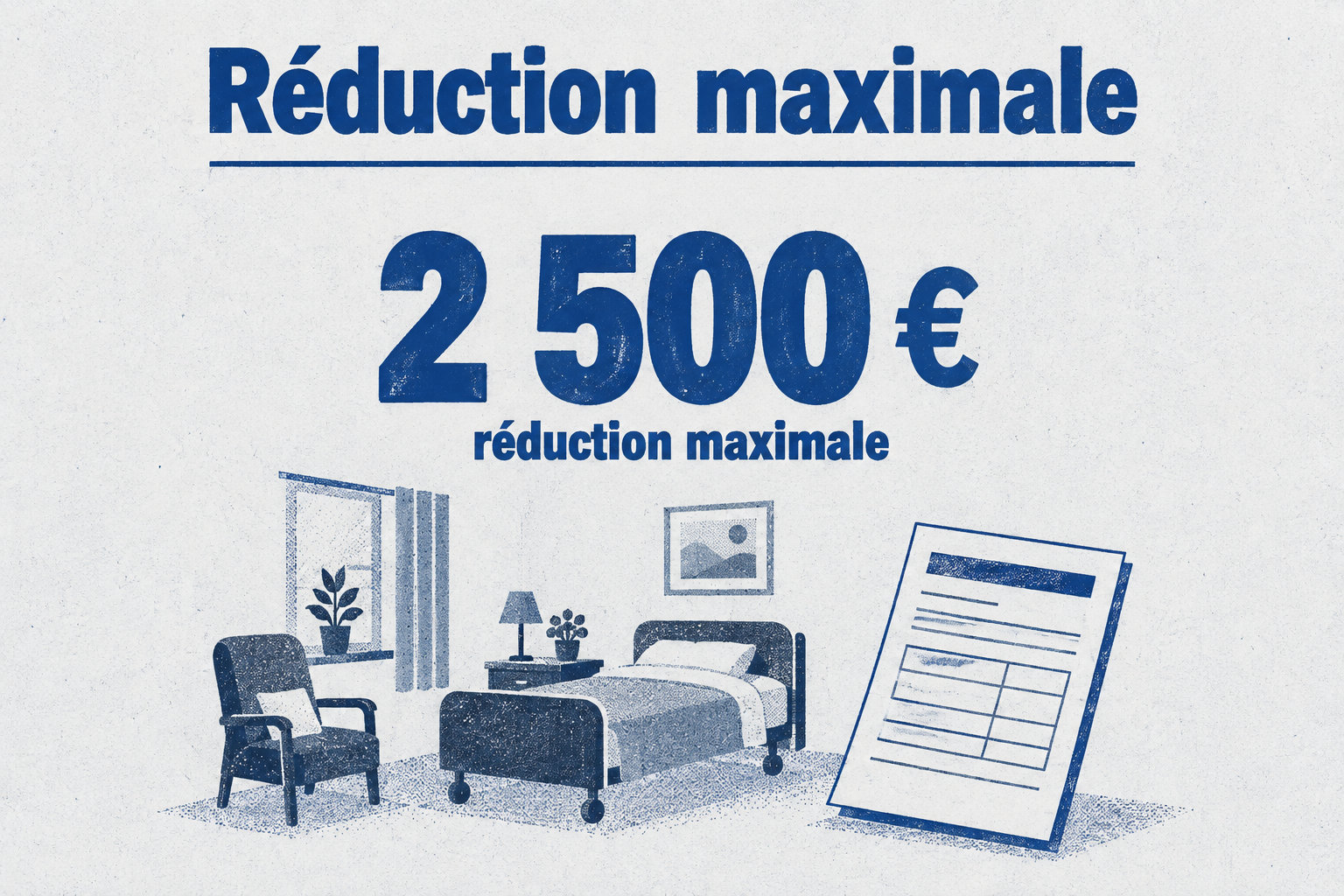 La réduction d’impôt maximale est de 2 500 € par personne.