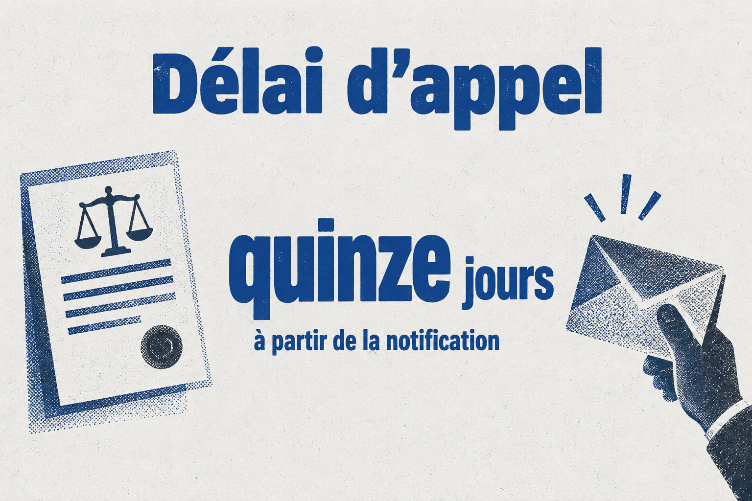 Pour les personnes auxquelles le jugement est notifié, le délai pour faire appel d’un refus de mainlevée est de quinze jours à compter de cette notification.
